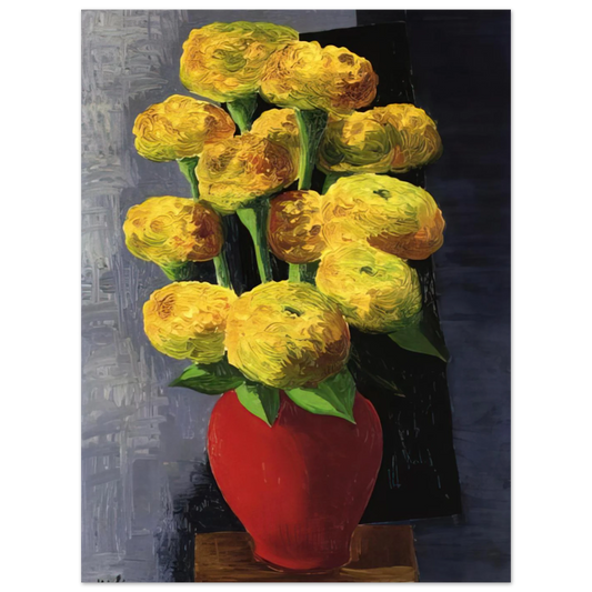 Flowers And Shells by Moise Kisling (1919) – art poster