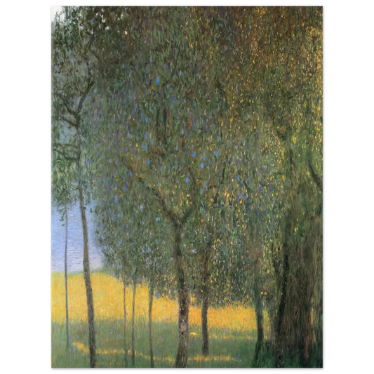 Fruit Trees by Gustav Klimt (1901) – art poster