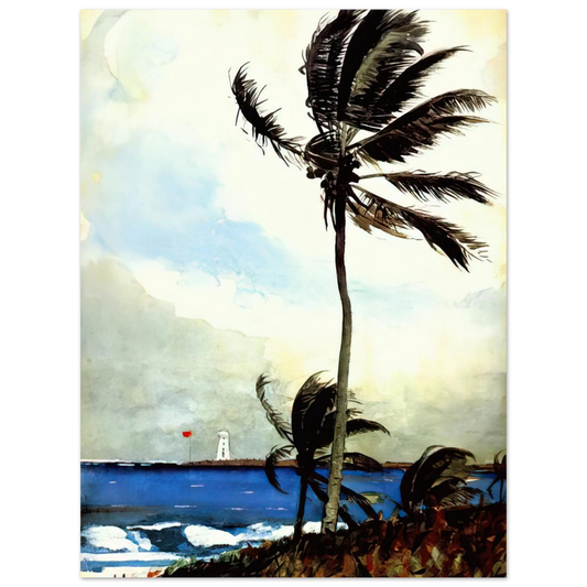 Palm Tree Nassau by Winslow Homer – art poster, view 2
