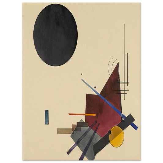 Black Relationship by Wassily Kandinsky (1924) – art poster, view 2