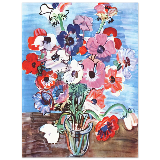 Anemones by Raoul Dufy (1937) – art poster