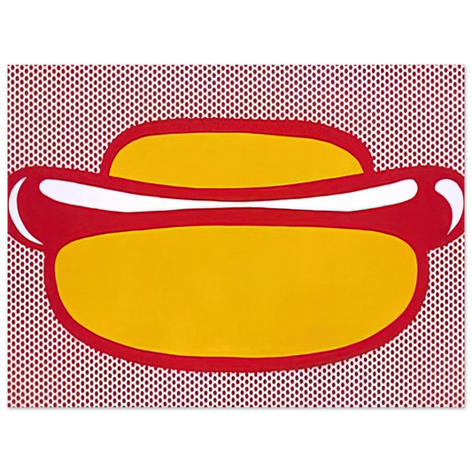 Hot Dog by Roy Lichtenstein (1964) – art poster