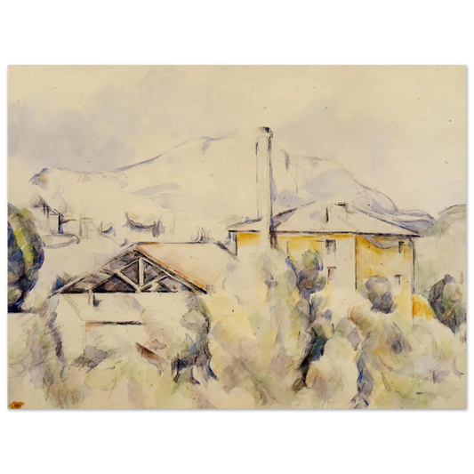 The Lime Kiln by Paul Cézanne – art poster, view 2