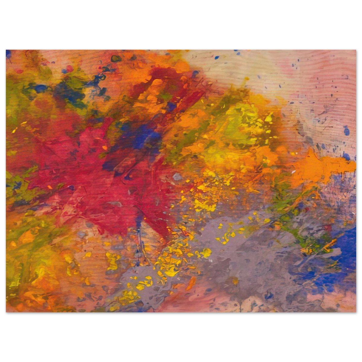 Red Linger by Sam Gilliam – art poster, view 2