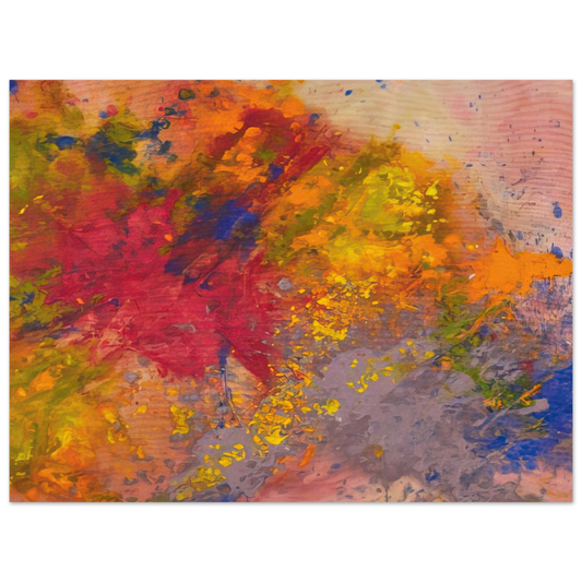 Red Linger by Sam Gilliam – art poster, view 2