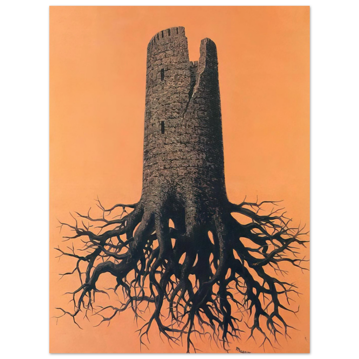 Almayer's Folly by René Magritte (1951) – art poster, view 2