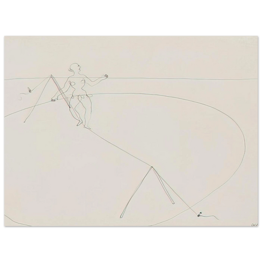 Tightrope Walker by Alexander Calder (1932) – art poster, view 2