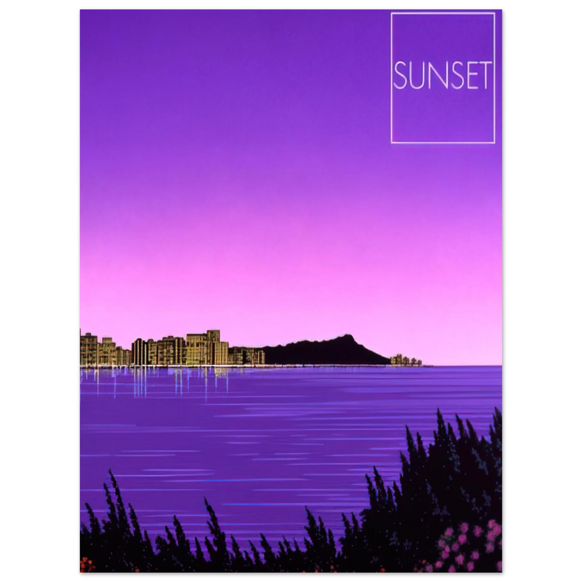 Sunset05bhq by Hiroshi Nagai – art poster, view 2