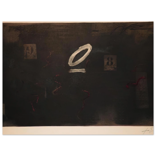 Sous Zero by Antoni Tapies (1979) – art poster, view 2