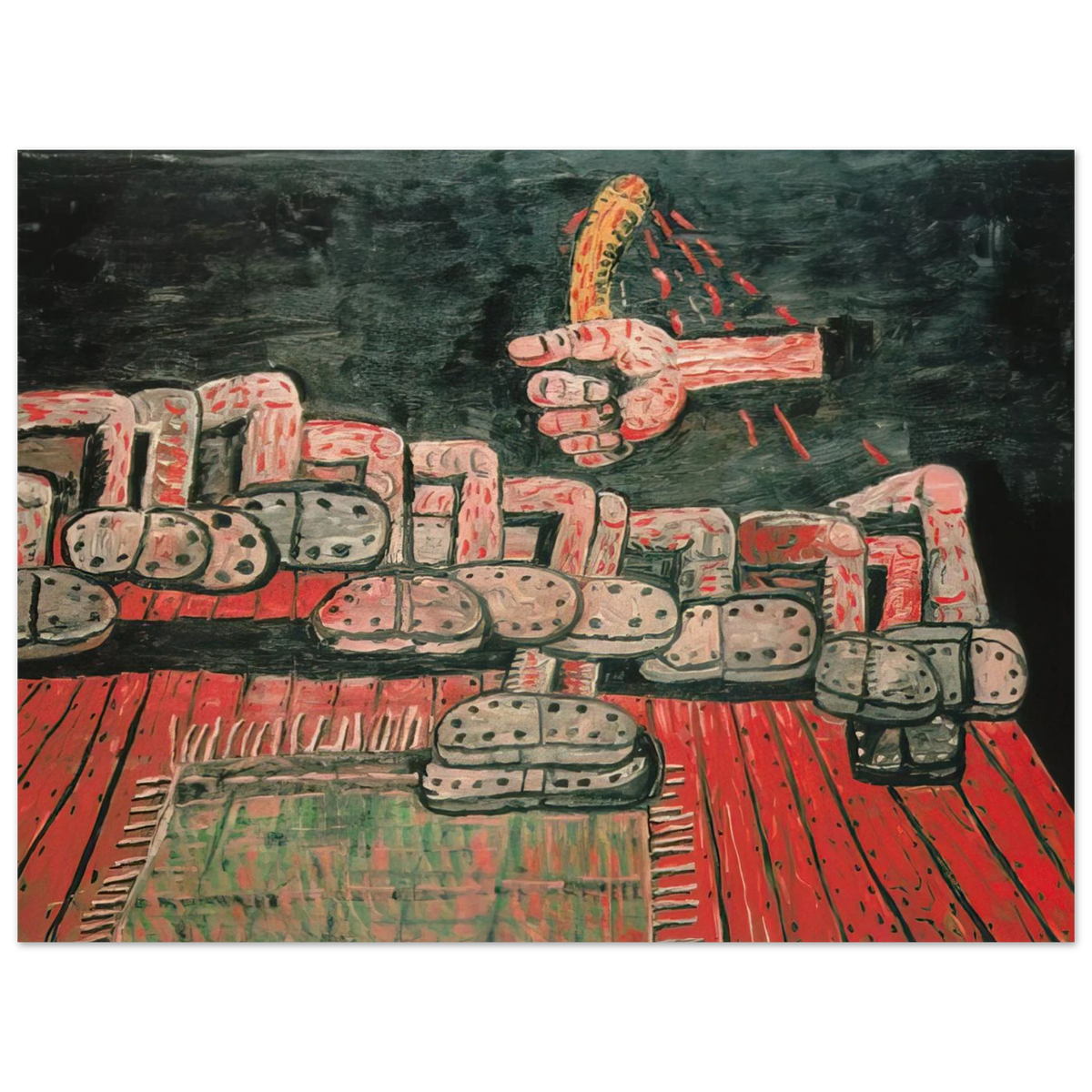 Room by Philip Guston – art poster, view 2