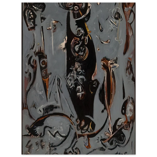 Totem Lesson 2 by Jackson Pollock (1945) – art poster