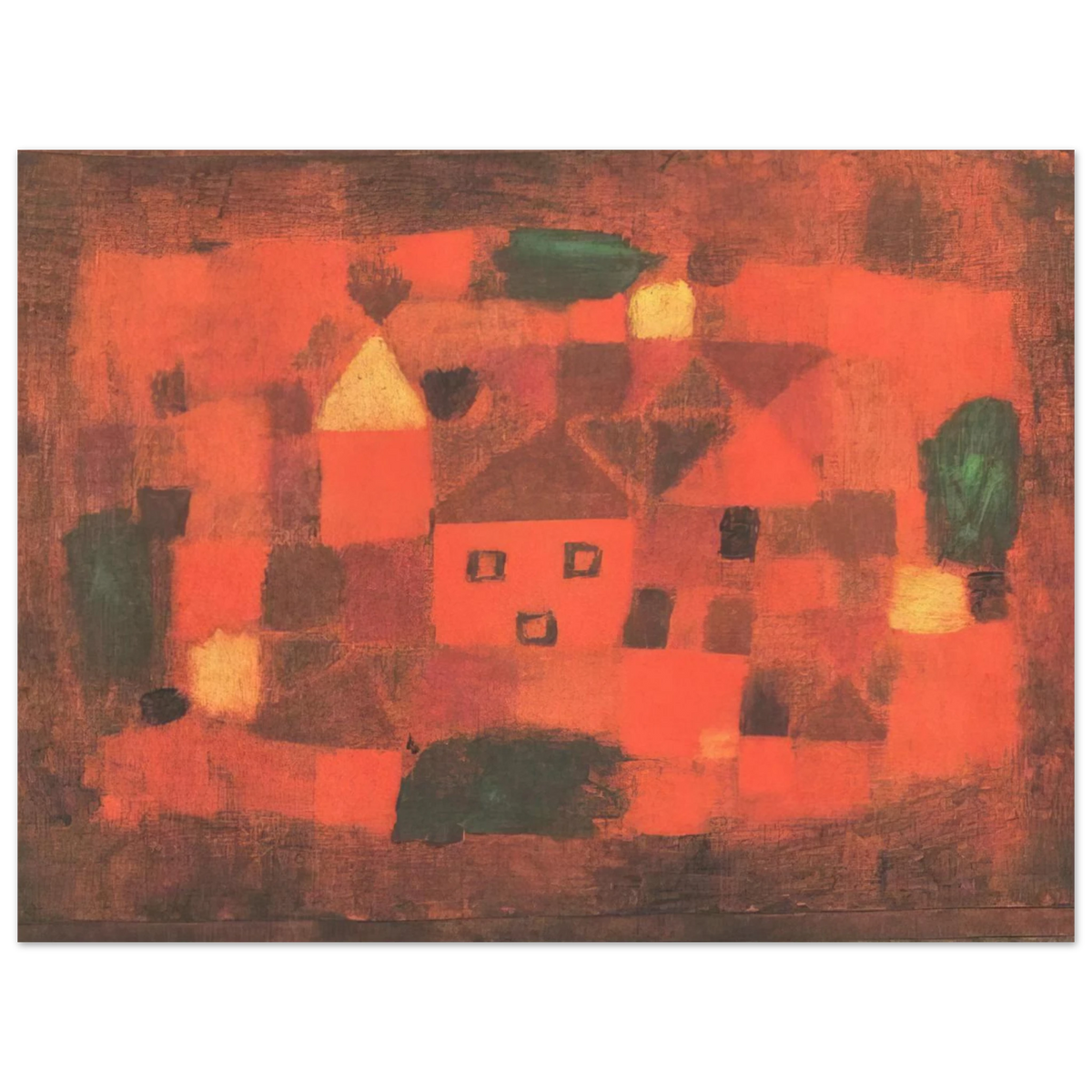 Landscape With Sunset by Paul Klee (1923) – art poster, view 2