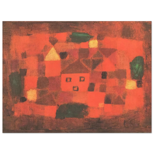 Landscape With Sunset by Paul Klee (1923) – art poster, view 2