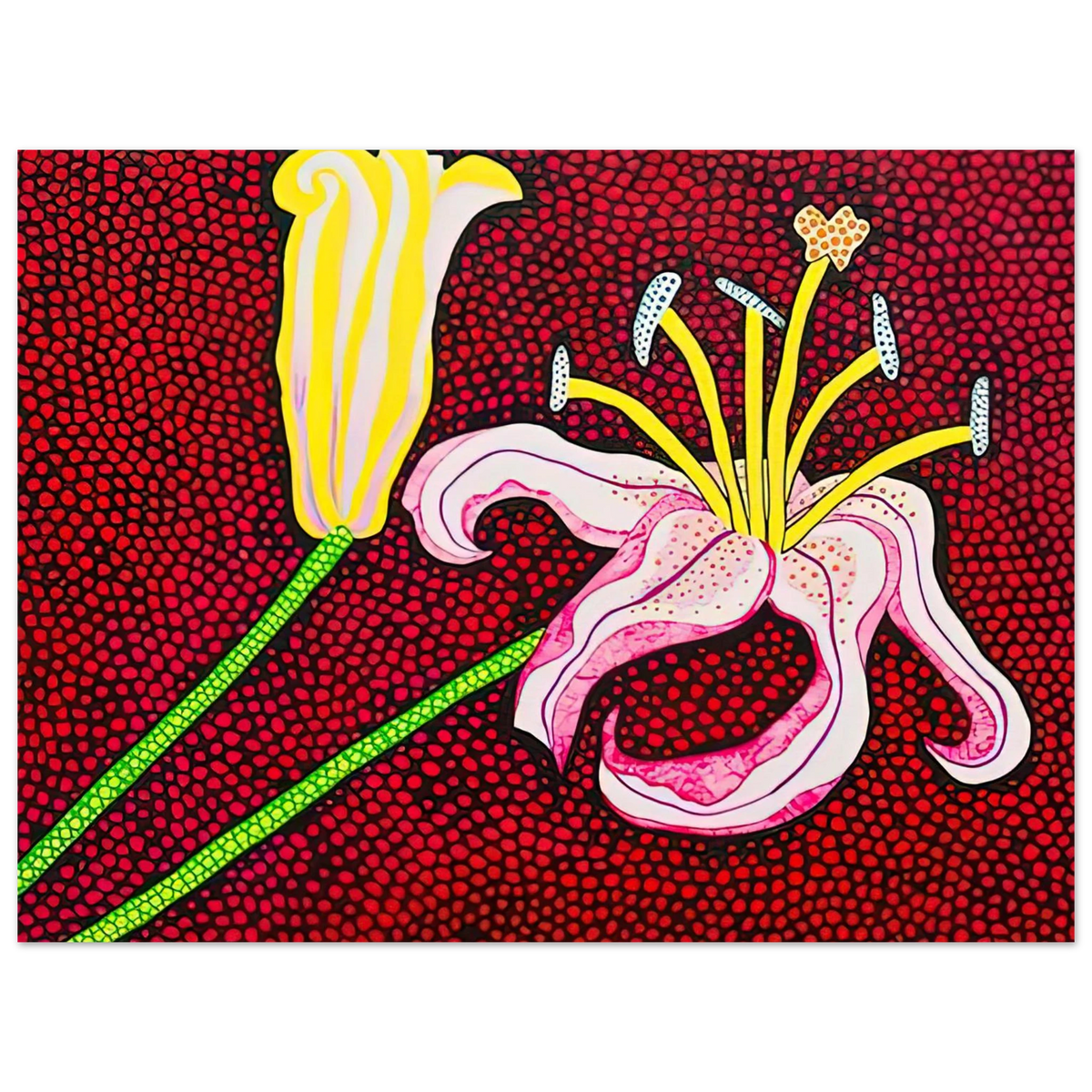 Ready To Blossom In The Morning by Yayoi Kusama (1989) – art poster
