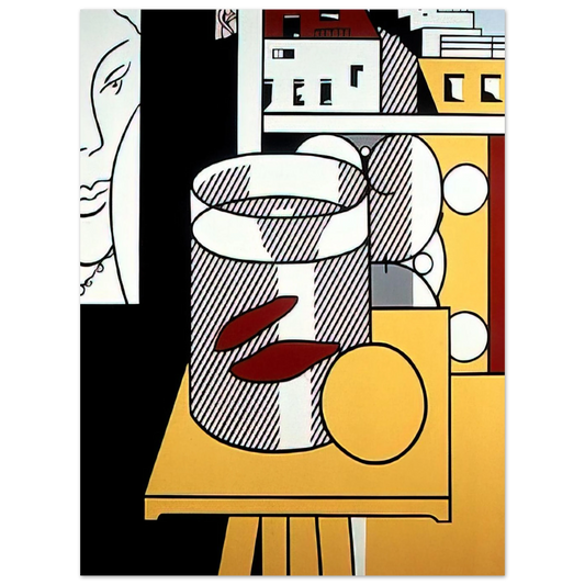 Still Life With Goldfish by Roy Lichtenstein (1974) – art poster, view 2