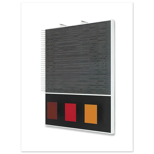 Tes Grandes Y Pequenas by Jesus Rafael Soto (1999) – art poster
