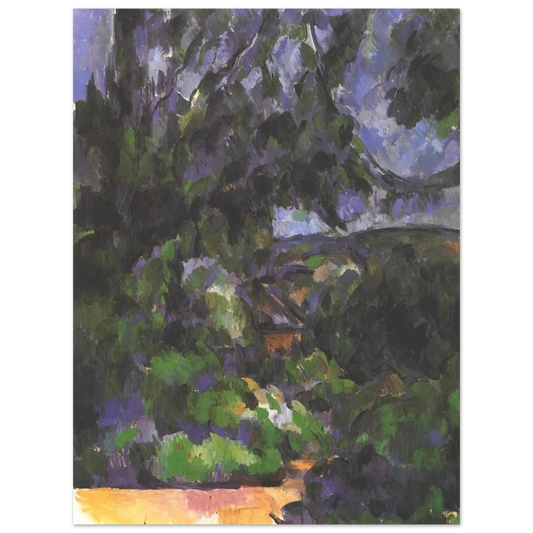 Blue Landscape by Paul Cézanne – art poster
