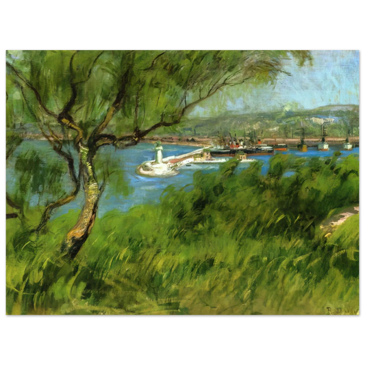 View Of A Port by Raoul Dufy – art poster, view 2