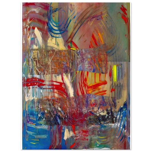 Horses Upside Down by Sam Gilliam – art poster