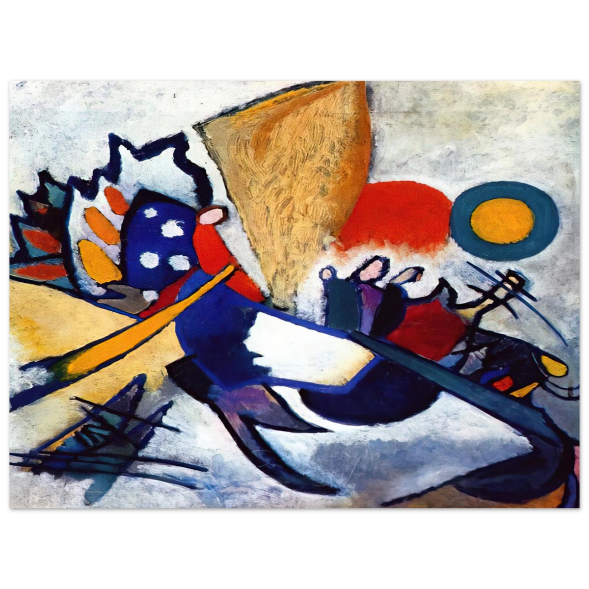Improvisation 209 by Wassily Kandinsky (1917) – art poster, view 2