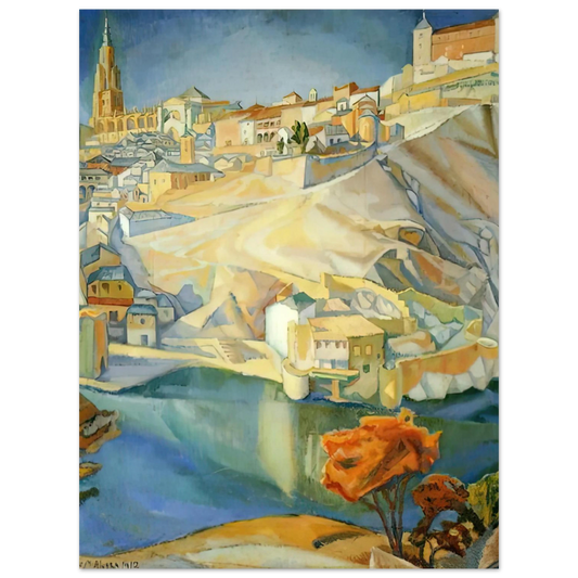 View Of Toledo by Diego Rivera (1912) – art poster, view 2
