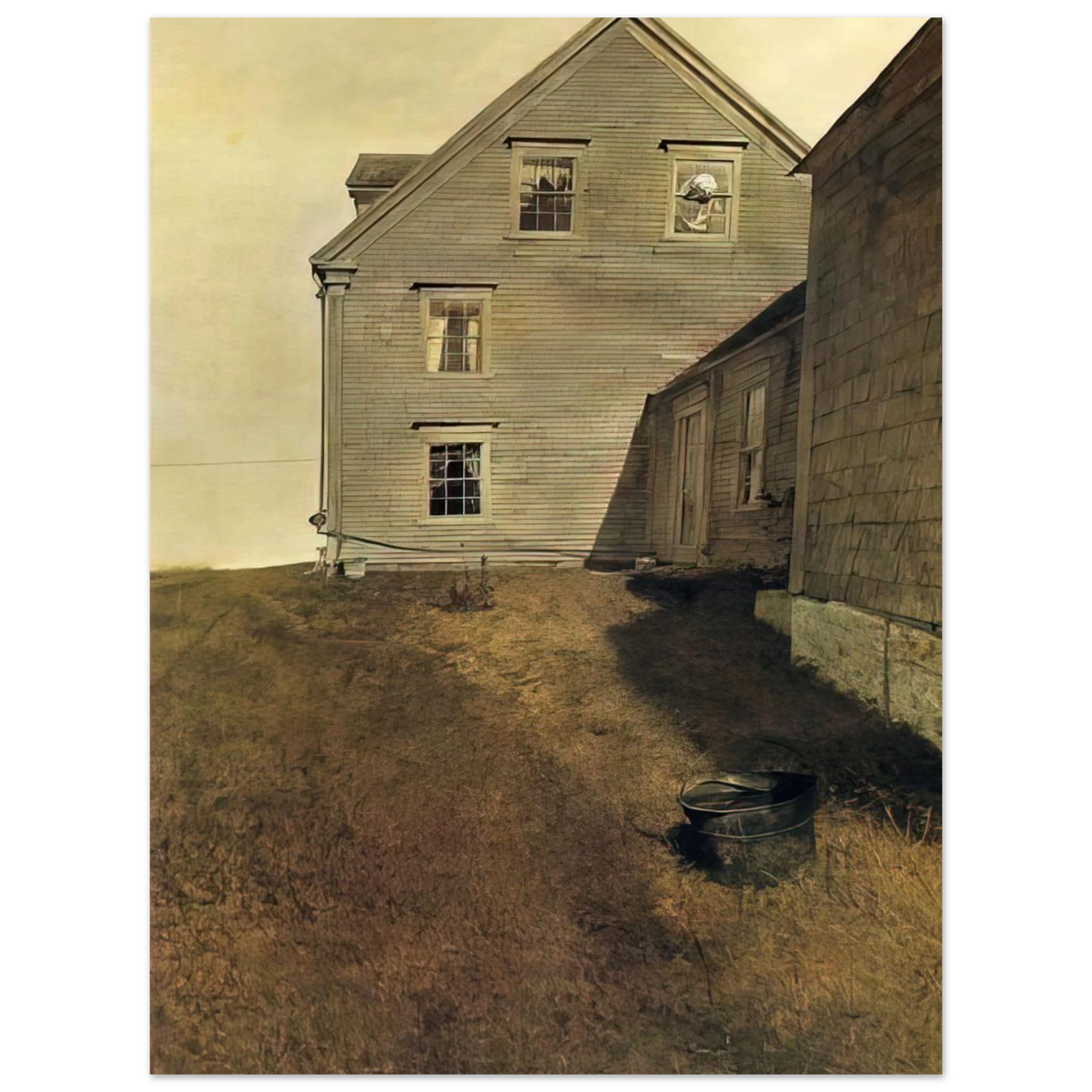 Weatherside by Andrew Wyeth – art poster