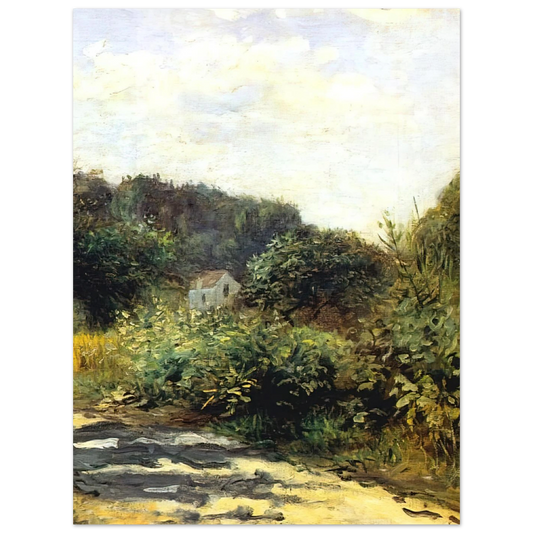 A Road In Louveciennes by Pierre-Auguste Renoir – art poster