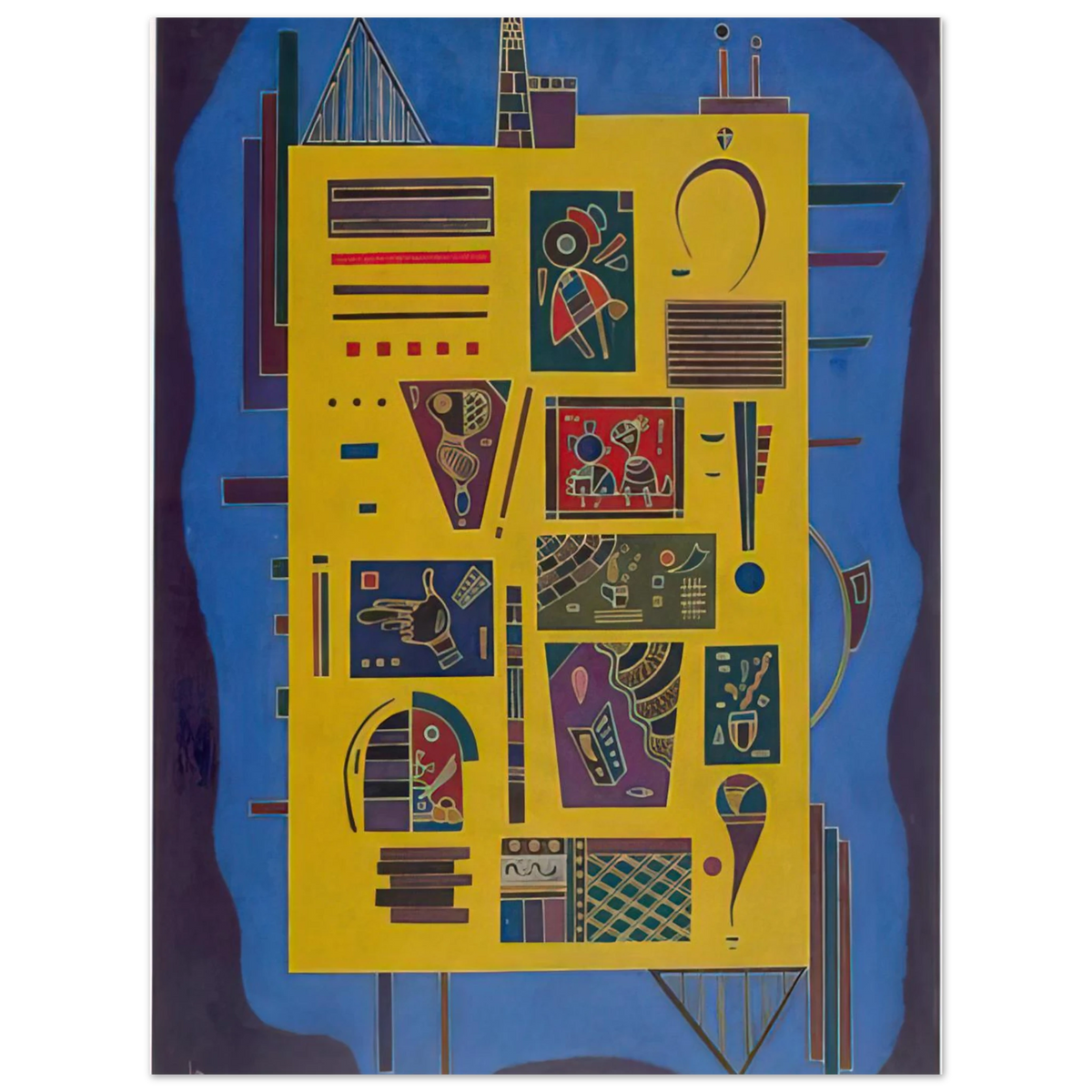 Conglomerat by Wassily Kandinsky (1943) – art poster, view 2