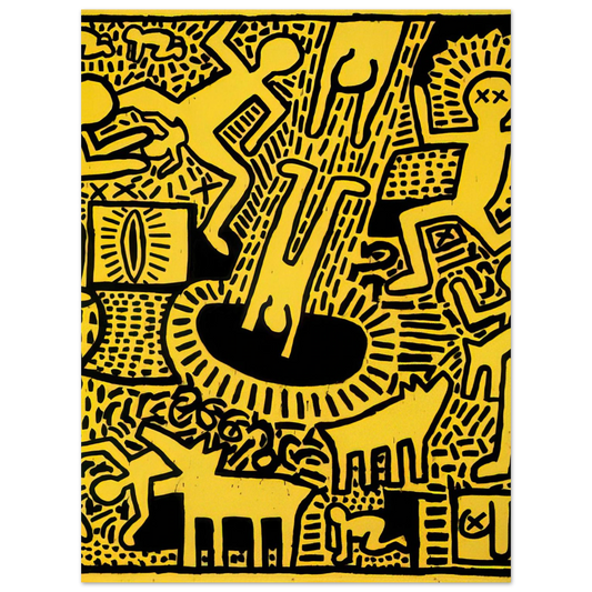 Untitled by Keith Haring (1981) – art poster