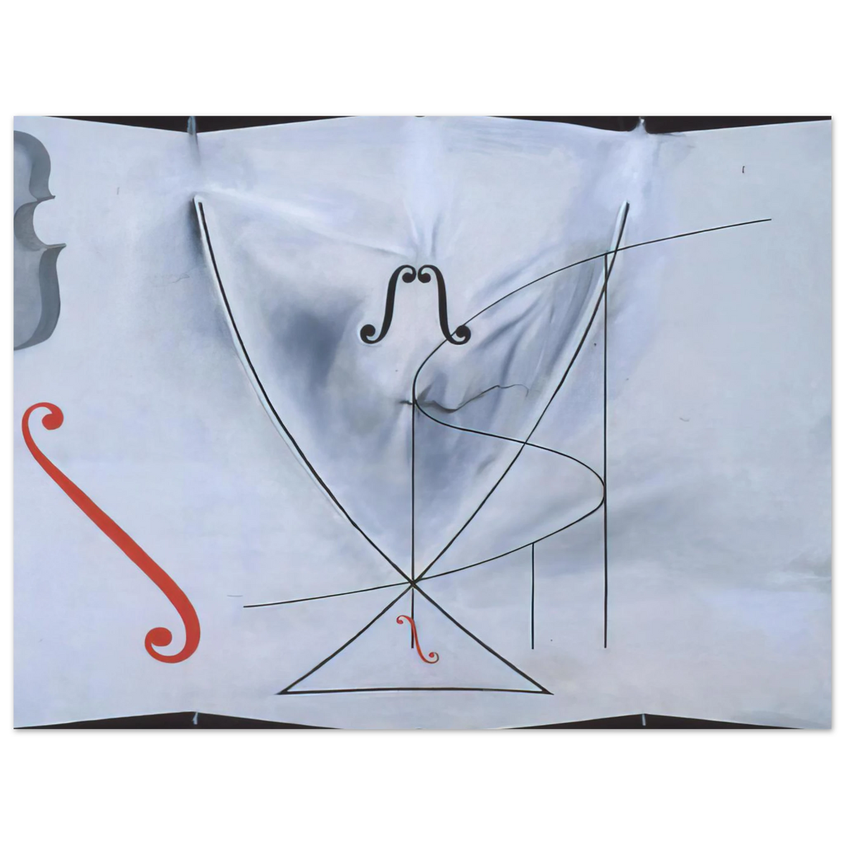 The Swallow's Tail by Salvador Dali – art poster, view 2