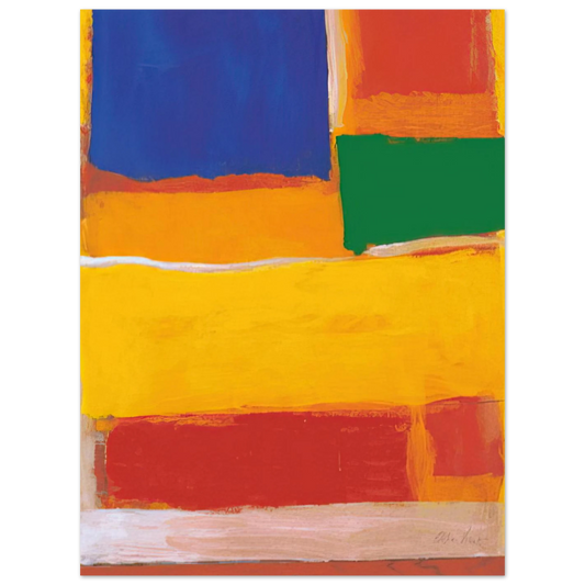 Untitled by Esteban Vicente (1986) – art poster