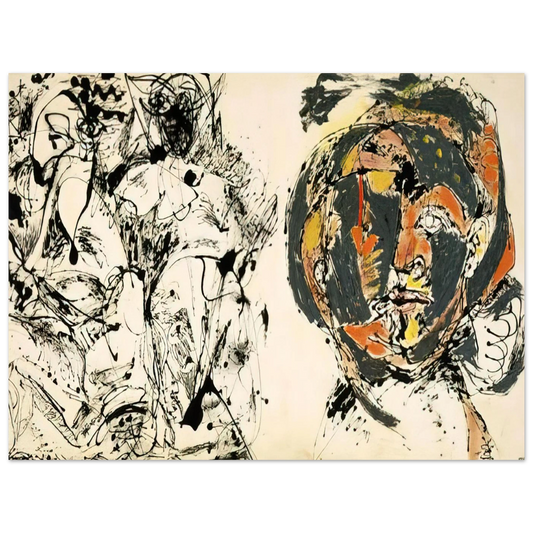 Portrait And A Dream by Jackson Pollock (1953) – art poster, view 2
