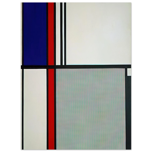 Nonobjective II by Roy Lichtenstein (1964) – art poster