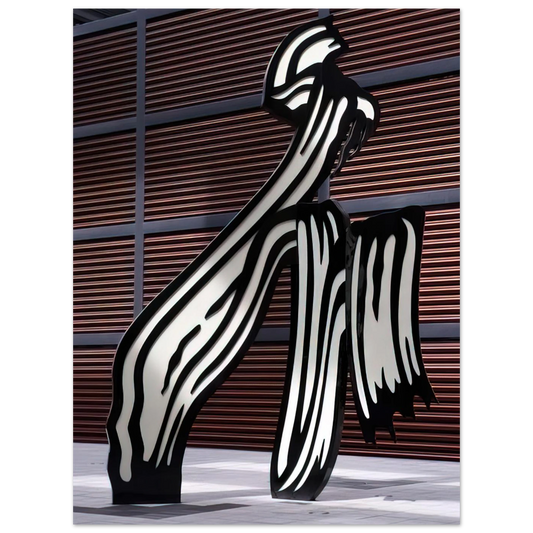 Brushstroke by Roy Lichtenstein (1996) – art poster, view 2