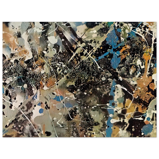 Untitled Artwork No. 1 by Jackson Pollock – art poster, view 2