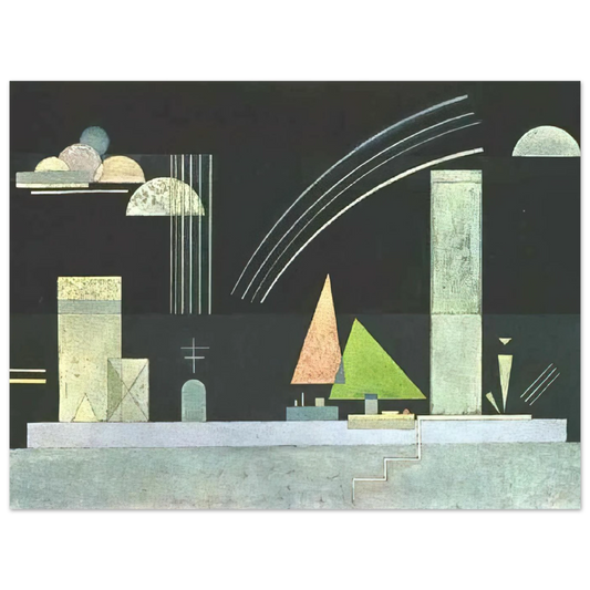 At Rest by Wassily Kandinsky – art poster