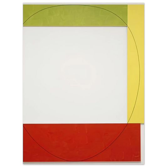 Four Color Frame Painting 5 Parasol Unit by Robert Mangold (1984) – art poster, view 2