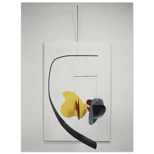 White Panel by Alexander Calder (1936) – art poster