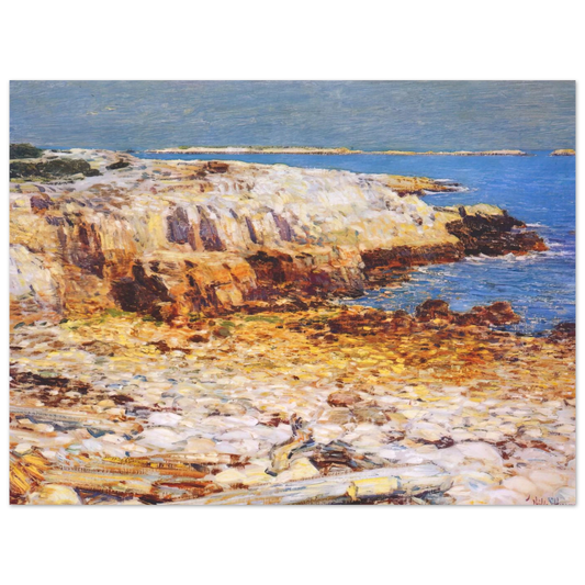 Northeast Headlands, New England Coast by Childe Hassam – art poster
