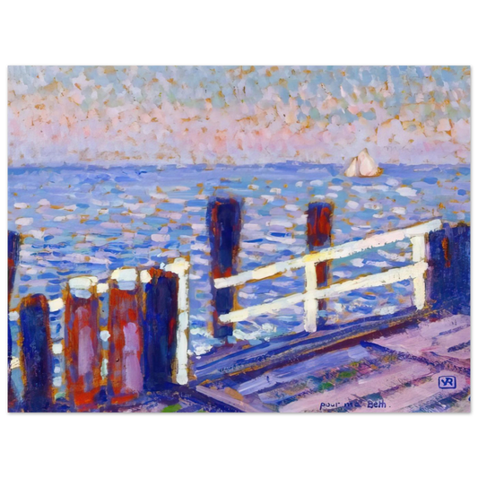The Jetty by Theo van Rysselberghe (1906) – art poster, view 2