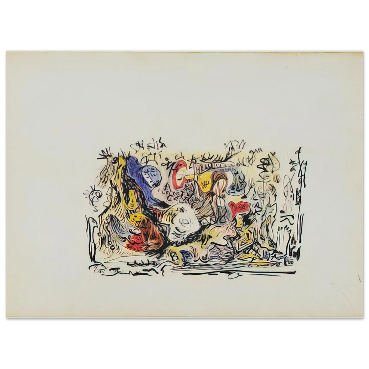 Untitled by Jackson Pollock – art poster