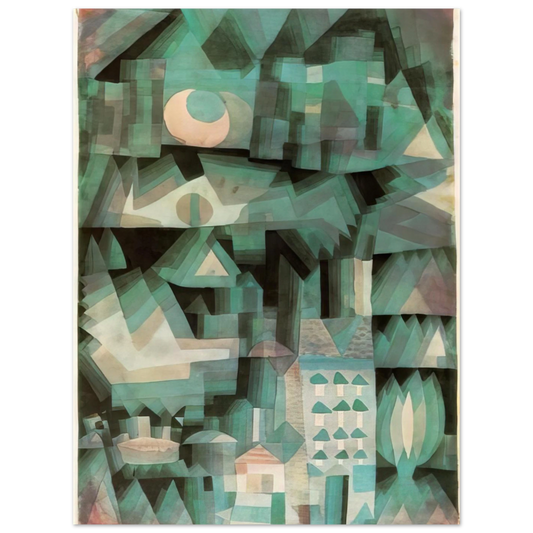 Dream City by Paul Klee (1921) – art poster