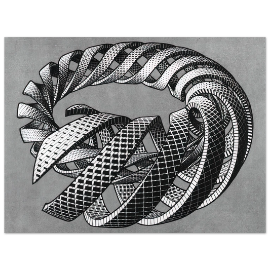 Spirals by M.C. Escher – art poster