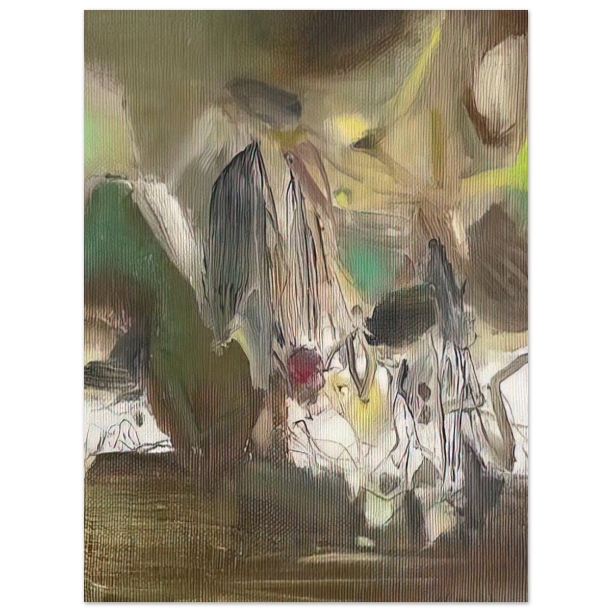 Composition by Chu Teh-Chun (1977) – art poster, view 2