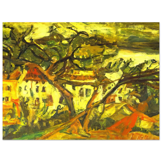 Landscape Of The South Of France by Chaim Soutine – art poster