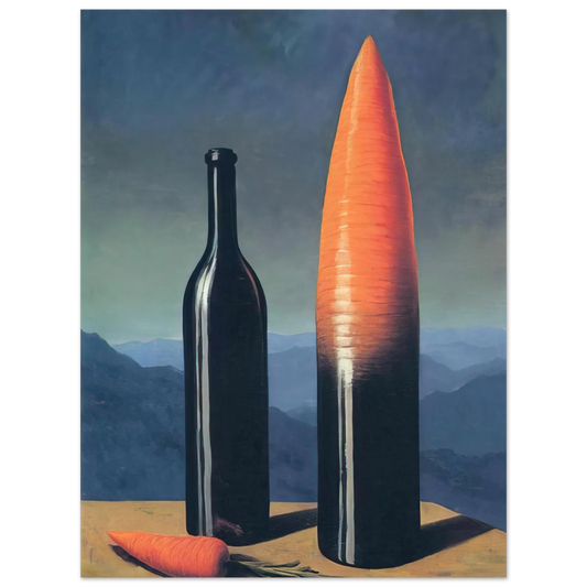 The Explanation by René Magritte (1952) – art poster, view 2