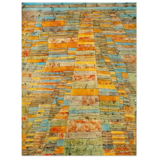 Highway And Byways by Paul Klee (1929) – art poster