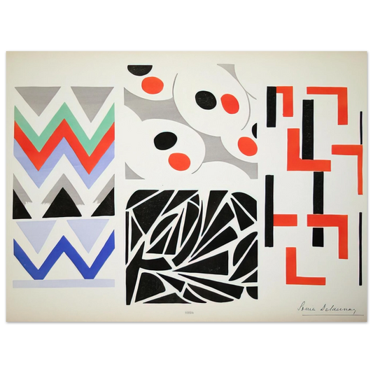 Her Paintings Her Objects by Sonia Delaunay – art poster