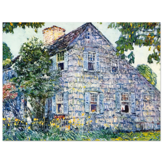 Old House, East Hampton by Childe Hassam – art poster, view 2