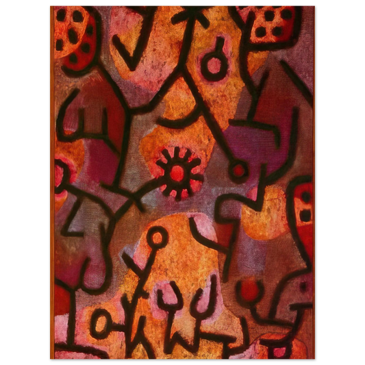 Flora On Rocks Sun by Paul Klee (1940) – art poster, view 2
